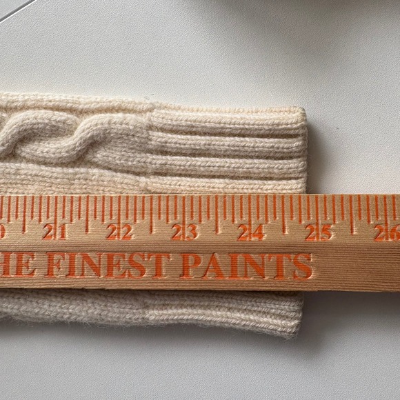 Lauren Ralph Lauren Wool Rabbit Hair Blend Cable Knit Cardigan Medium - Picture 6 of 8